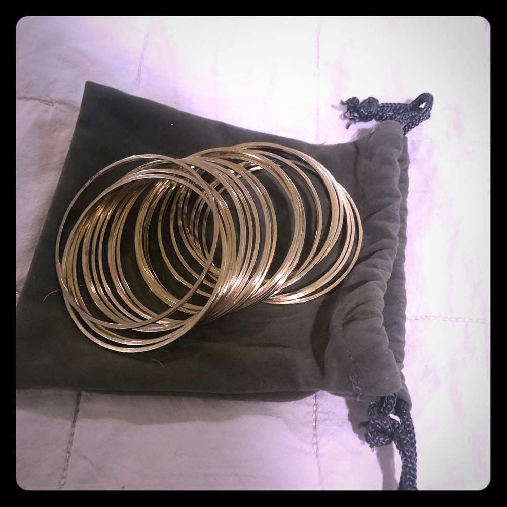 Gold bangles